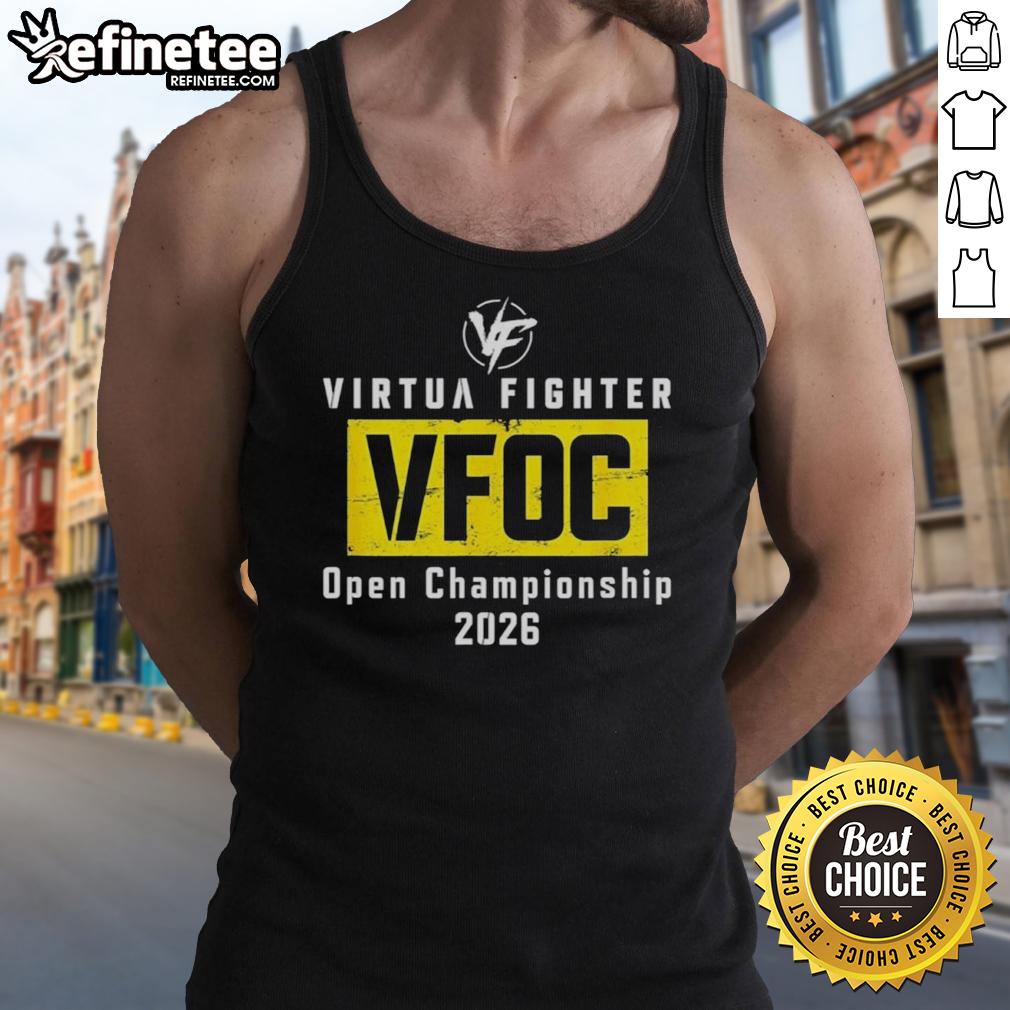 top-vfoc-virtua-fighter-open-championship-2026-tank-top Alt Text: Top Vfoc Virtua Fighter Open Championship 2026 tank top featuring vibrant graphics and a stylish design.