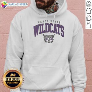 Alt Text: Classic logo hoodie featuring the original Weber State Wildcats design in vibrant colors, perfect for fans.