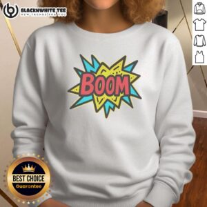 Awesome The Crash Dad Boom Sweatshirt in vibrant colors, perfect for casual wear and showcasing your unique style.