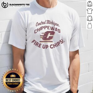 Top Central Michigan Chippewas Fire Up Chips T-Shirt design featuring vibrant graphics and team colors for fans.