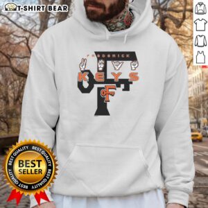 Alt Text: Frederick Keys Deaf Awareness 2026 hoodie featuring a sign language hand symbol, promoting inclusivity in sports.