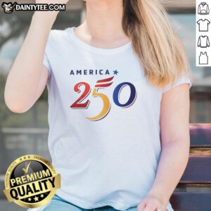 Nice 2026 America 250 Ladies Tee featuring a stylish design perfect for casual wear and patriotic events.