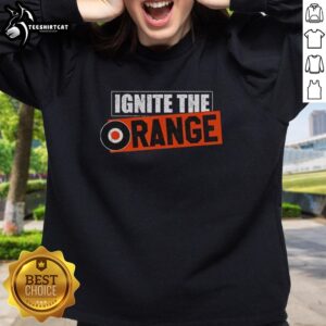Hot Philadelphia Flyers Ignite the Orange Retro Sweatshirt featuring bold team colors and vintage design.