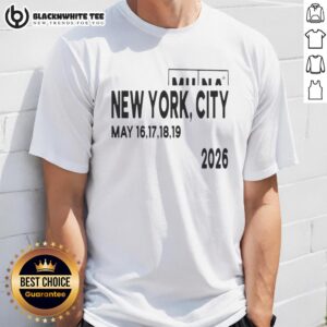 Nice Munaworld God Yes New York City May 16 19 2026 T-Shirt featuring vibrant design and city-themed graphics.