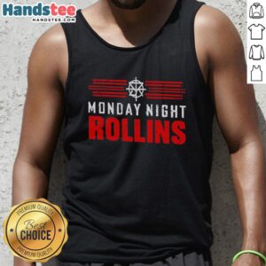 Stylish Nice Monday Night Rollins tank top displayed on a mannequin, perfect for casual summer outings and comfortable wear.