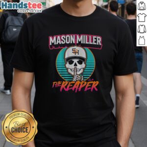 Good Mason Miller Shh Diego T-Shirt featuring a stylish design in vibrant colors, perfect for casual wear.