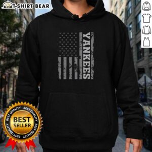 Alt Text: Stylish Top Yankee American Flag Hoodie featuring a vibrant flag design, perfect for patriotic fashion lovers.