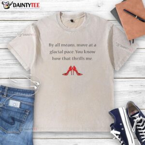 Washed t-shirt featuring 'Nice By All Means' design, perfect for casual wear and slow-paced living enthusiasts.