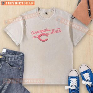 Top Cincinnati Reds Soft As A Grape washed t-shirt showcasing the team's logo in vibrant colors, perfect for fans.