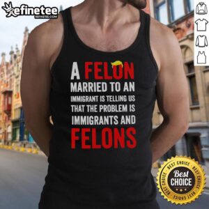 Hot felon in tank top discusses immigrant issues, highlighting the irony of marrying an immigrant.