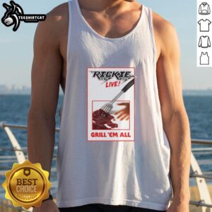 Alt Text: Nice Rickie New York Live Grill Em All tank top featuring a vibrant design, perfect for summer casual wear.