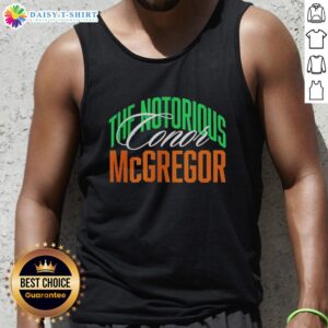 Alt Text: Premium Conor McGregor The Notorious tank top featuring an Italy flag pattern, perfect for MMA fans and stylish wear.
