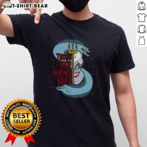Good The Sea Witch Those Poor Unfortunate Souls T-Shirt featuring striking graphics and vibrant colors, perfect for fans.