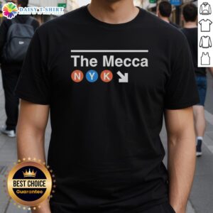 Premium The Mecca New York Knicks NYK T-Shirt featuring bold team graphics and comfortable fit for fans.
