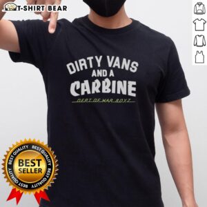Top dirty Vans shoes paired with a Carbine Dept of War Royz T-shirt, showcasing a trendy streetwear vibe.