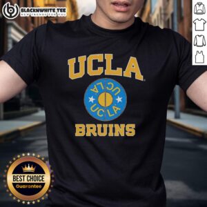 Alt Text: Retro UCLA Bruins Basketball 2026 logo T-shirt featuring vibrant colors and classic design for fans and collectors.