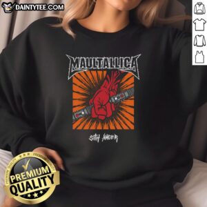 Official Maultallic Sith Anger sweatshirt featuring a bold design, perfect for Star Wars fans and casual wear.