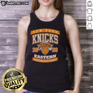 Vintage tank top featuring the Good New York Knicks logo, celebrating their 2026 Eastern Conference Finals appearance.