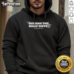 Premium We Are The Billy Boys Red Hand T-Shirt from Great Britain, stylish hoodie for fans and casual wear.