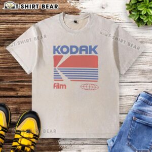 Pretty Kodak Film Washed T-Shirt in soft cotton, featuring a vintage-inspired design perfect for casual outfits.