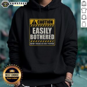 Good Easily Bothered Hoodie in soft fabric, featuring a stylish design perfect for casual wear and expressing personality.