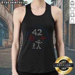 Nice Don't Overthink It 42 Tank Top in casual style, perfect for summer outings and laid-back fashion.