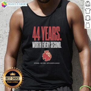 Original UEFA Europa League Istanbul tank top celebrating 44 years of football, perfect for fans, May 2026 edition.