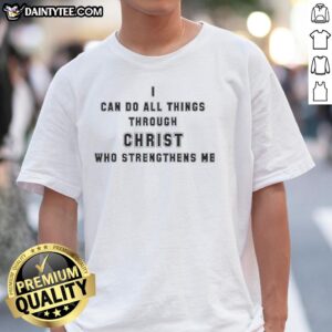 Top Angelo Gabriel 'I Can Do All Things Through Christ Who Strengthens Me' T-Shirt in new version design