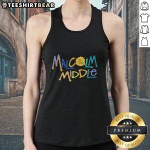 Premium Malcolm In The Middle vintage tank top featuring iconic characters, perfect for fans of the classic TV show.