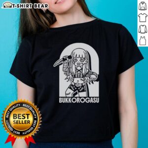 Top Mei Seira Bukkorogasu Ladies Tee featuring a stylish design and comfortable fit for casual wear.