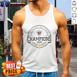 Alt Text: Good Hc Fribourg Gotteron Schweizer Meister 2026 National League Champions tank top featuring team colors and logo.
