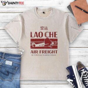 Premium Lao Che Air Freight washed t-shirt inspired by Indiana Jones and the Temple of Doom, featuring a vintage design.
