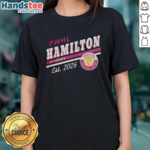 Alt Text: Official Duke PWHL Hamilton Pour Adultes Sportiqe Ladies Tee featuring a stylish design for women's sportswear.