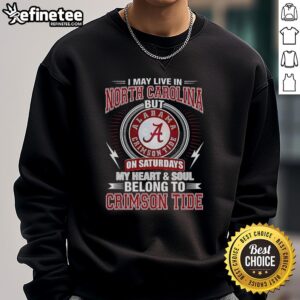 Alt Text: Premium Alabama Crimson Tide sweatshirt for fans in North Carolina, showcasing dedication to Crimson Tide on Sundays.