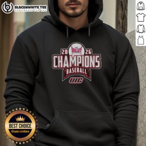 Good Illinois Chicago Flames Missouri Valley NCAA Baseball Champions 2026 hoodie showcasing team pride and victory.