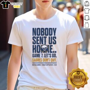 Buffalo Sabres Game 7 NHL Playoff 2026 T-shirt featuring bold graphics celebrating the team's playoff spirit.