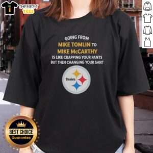 Humorous meme comparing Mike Tomlin to Mike McCarthy, illustrating a funny football coaching change.