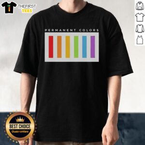 Top Permanent Colors T-Shirt showcasing vibrant hues and high-quality fabric, perfect for casual wear and branding.