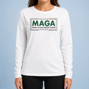 Official MAGA Make Algae Grow Again Long Sleeve Shirt