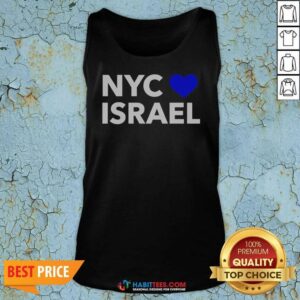 Nice Zohran Mamdani Rama Duwaji NYC Love Israel tank top optimized for vibrant display.