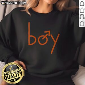 Pretty Boy Gender Symbol Icon Sweatshirt in soft fabric with bold graphic on front