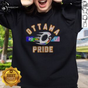 Top Ottawa Charge Pride Month Sweatshirt in vibrant colors with a cozy fit for pride celebrations.
