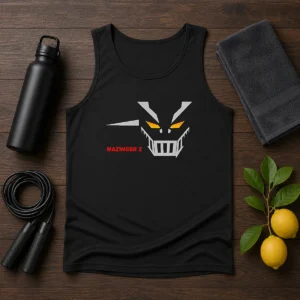 Awesome Mazinger Z Robot Face Logo Tank Top
