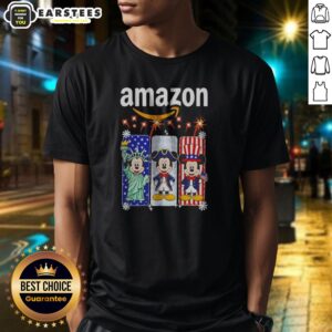 Amazon Mickey Mouse Statue Of Liberty Uncle Sam Patriotic shirt on shirt