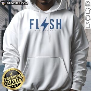Pretty Myles Garrett Flash Logo Design NFLPA Graphic Apparel Cotton Hoodie featuring a bold logo on a comfortable fit.