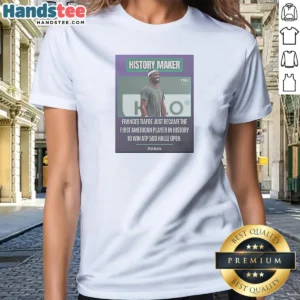 Top History Maker Frances Tiafoe Just Became The First American Player In History To Win ATP 5 Ladies Shirt
