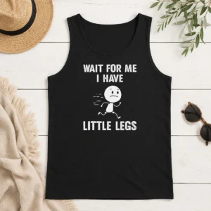 Good Wait For Me I Have Little Legs Running Man Tank Top