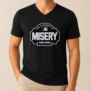 Original Property Of Misery Worldwide V-Neck Shirt