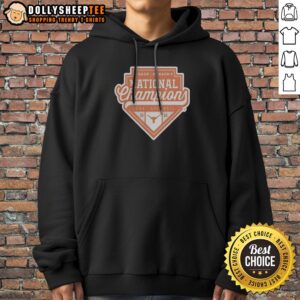 Funny Texas Longhorns Back 2 Back National Champion NCAA Softball 20 26 Official Hoodie displayed in a vibrant setting