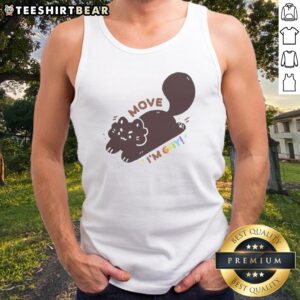 Funny Move I'M Gay Black Cat LGBTQ Pride Tank top in vibrant colors, perfect for pride celebrations.